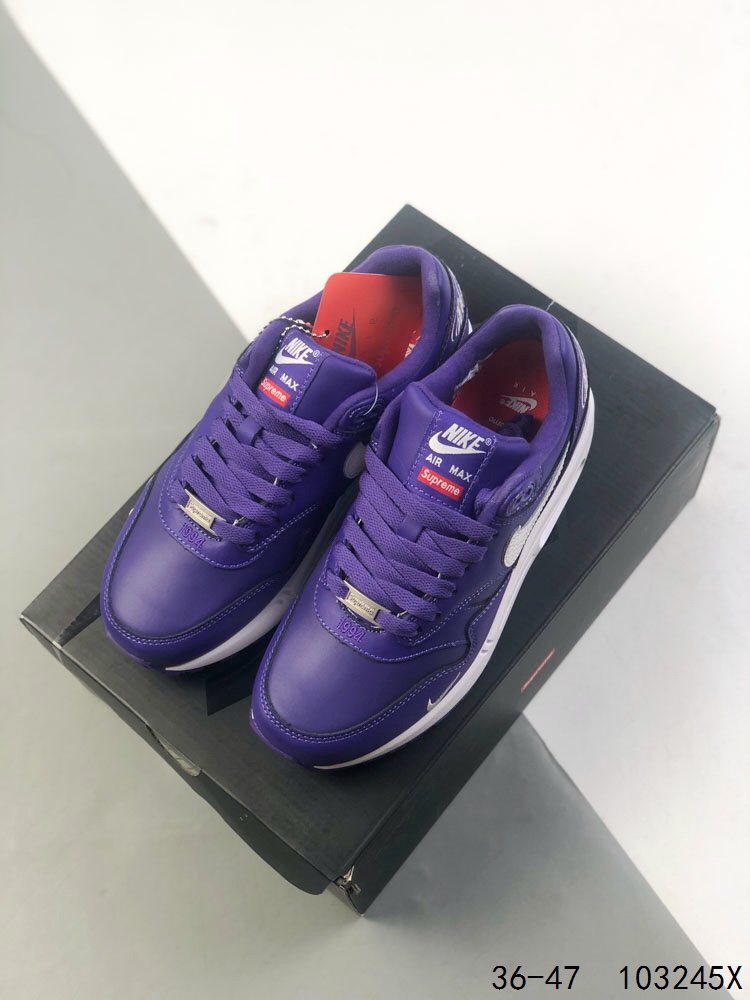 Nike Air Max 1 Retro Purple/White Casual Shoes with Air Cushioning 3 i1746539351 7849 1