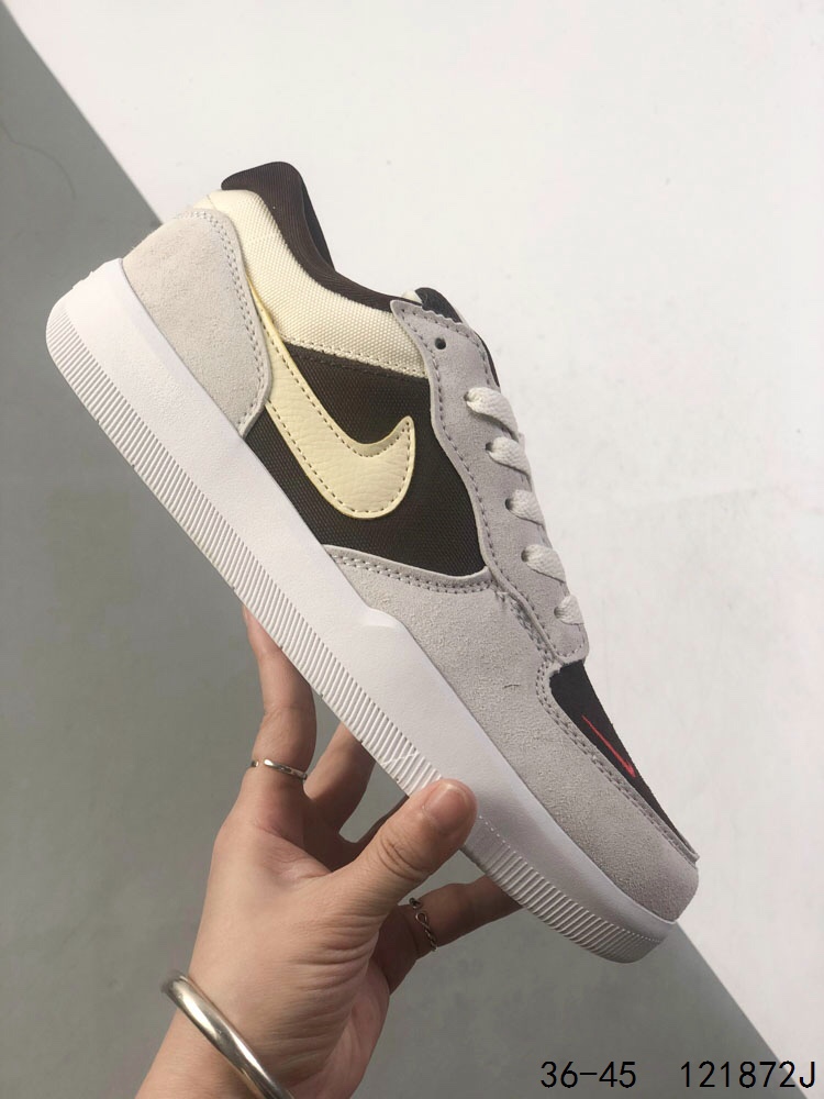 Nike SB Force 58 Skate Shoes - Brown/Beige, Canvas & Suede Upper 5 i1746539541 5280 3
