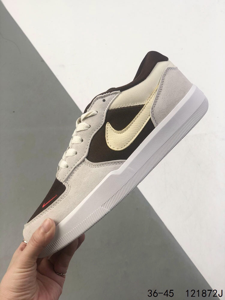 Nike SB Force 58 Skate Shoes - Brown/Beige, Canvas & Suede Upper 7 i1746539541 9435 5
