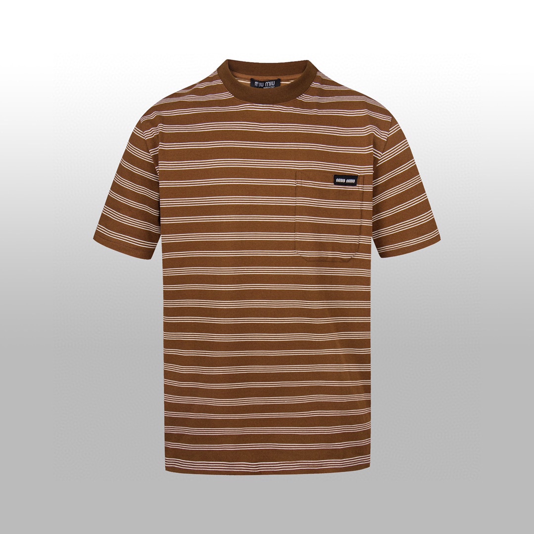 db 高版本
 【Miumi*】新款短袖Tshirt   高级极简系列，时尚条...