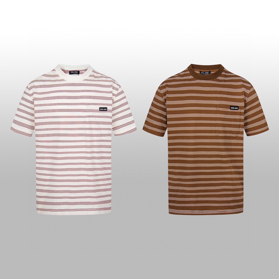 Miumi 高级极简系列 短袖T恤服装,男,女 3