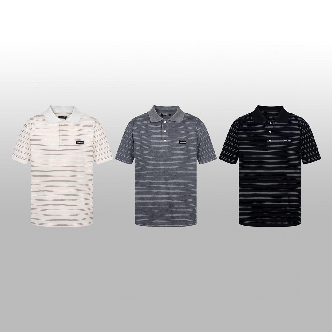 Miumi 高级极简系列 短袖T恤服装,男,女 3