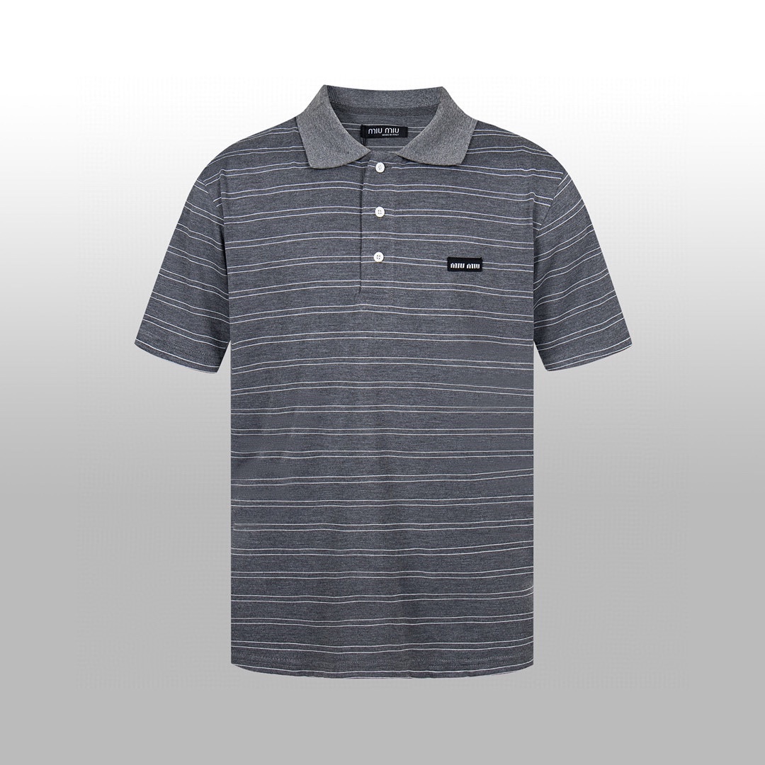 db 高版本
 【Miumi*】新款短袖Tshirt   高级极简系列，时尚条...