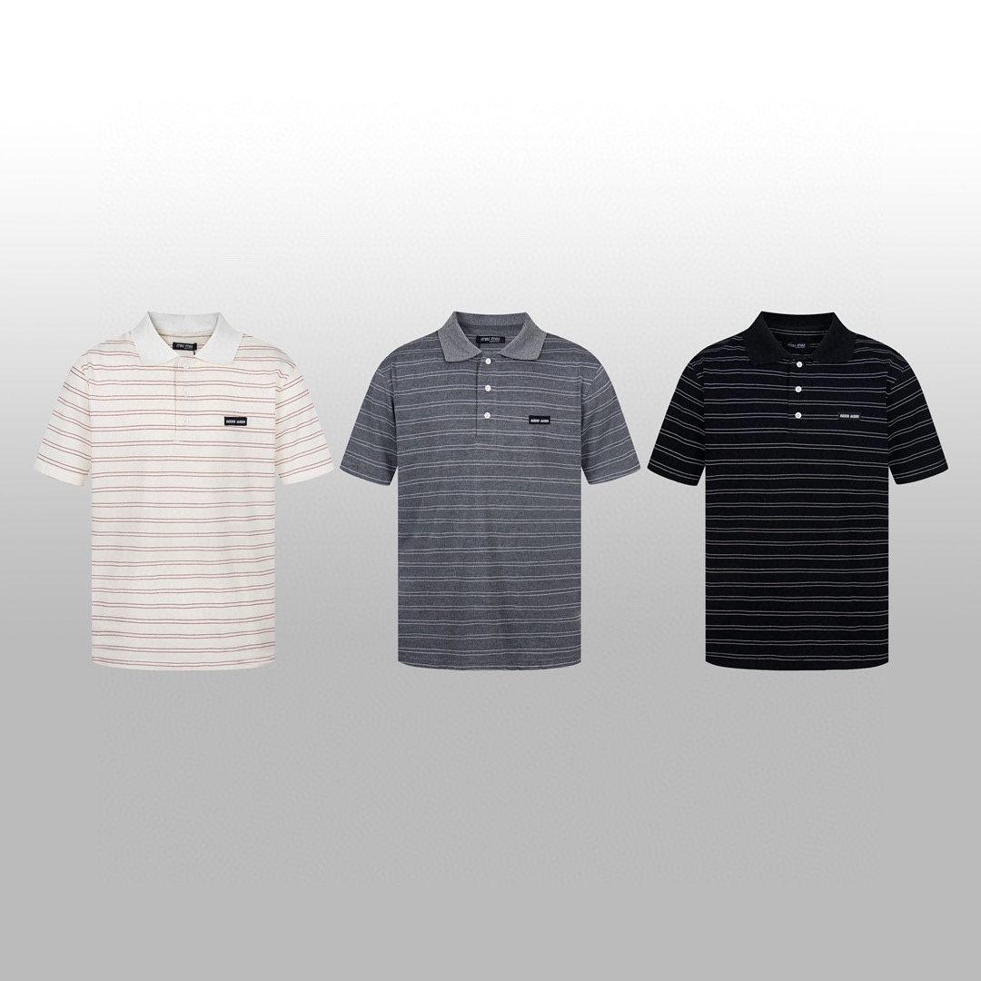 Miumi 高级极简系列 短袖T恤服装,男,女 3