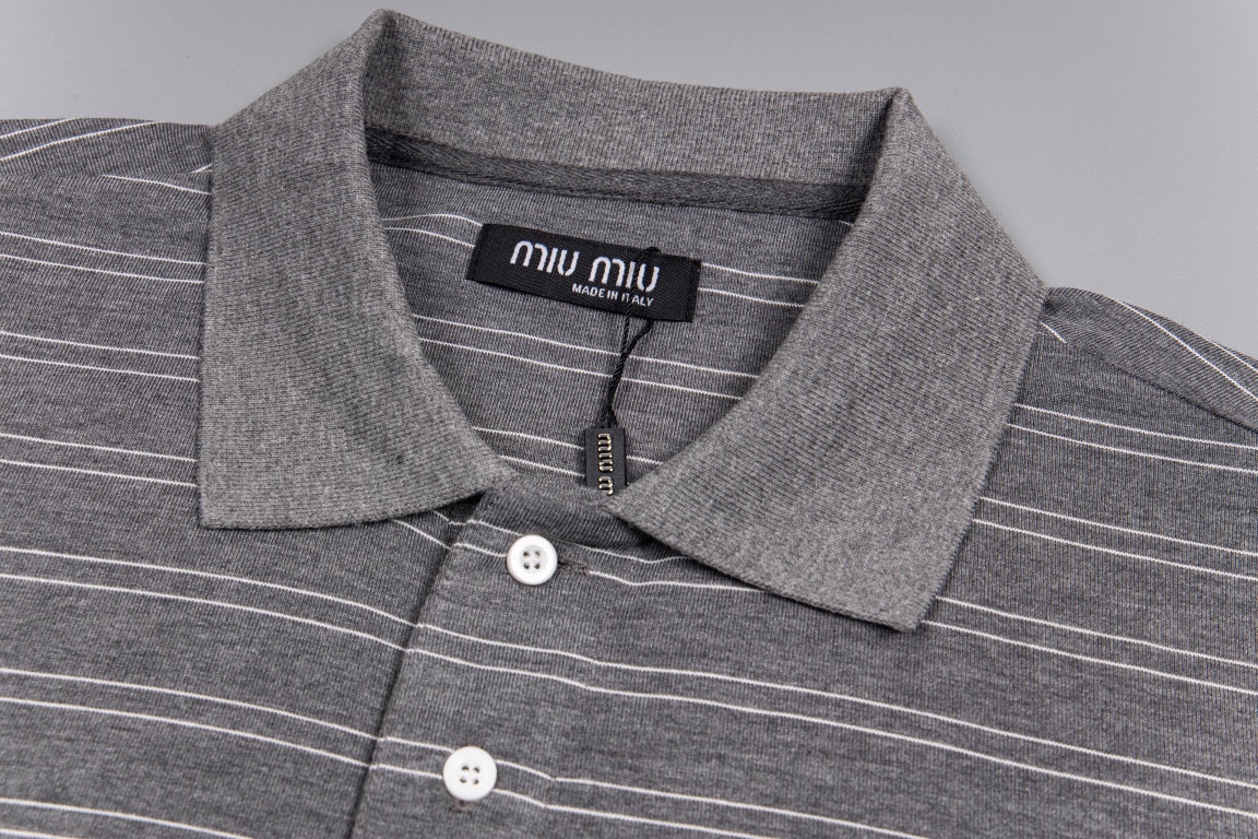 Miumi 高级极简系列 短袖T恤服装,男,女 5