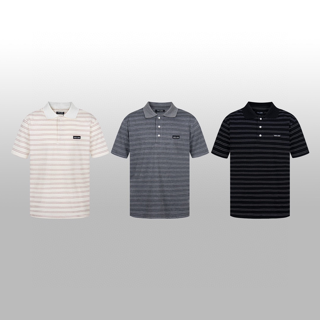 Miumi 高级极简系列 短袖T恤服装,男,女 3