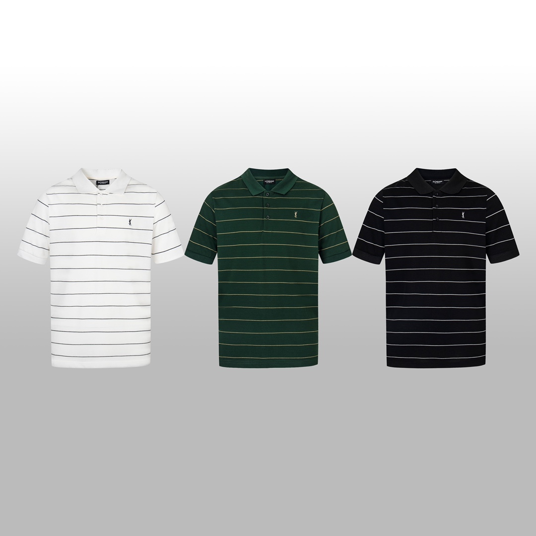 Saint Laurent 高级极简系列 短袖T恤服装,男,女 3