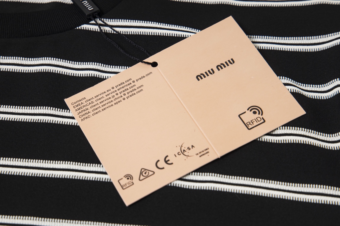 MIUMI 高级极简系列 短袖T恤服装,男,女 4