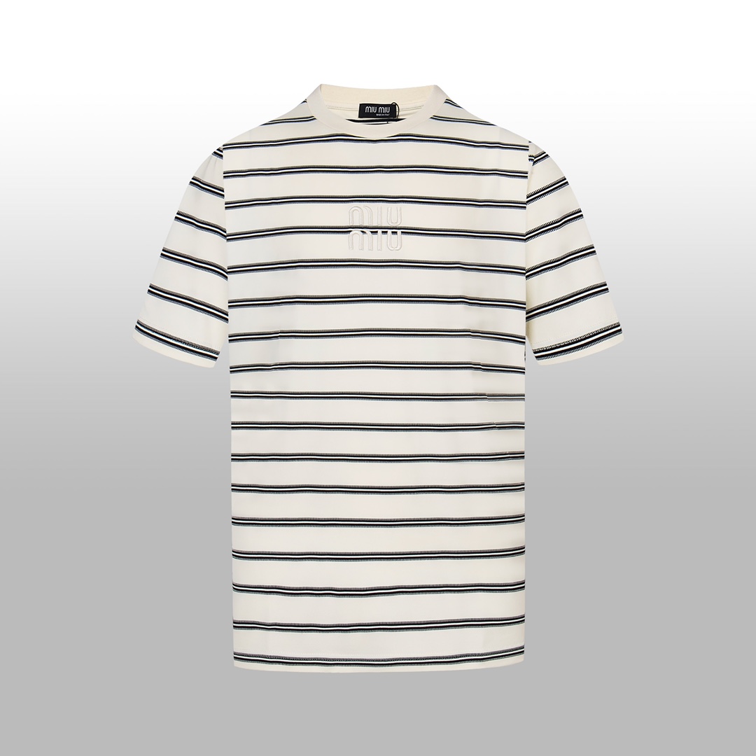 db 高版本
 【MIUMI*】新款短袖Tshirt   高级极简系列，时尚条...