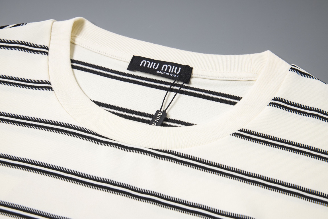 MIUMI 高级极简系列 短袖T恤服装,男,女 5