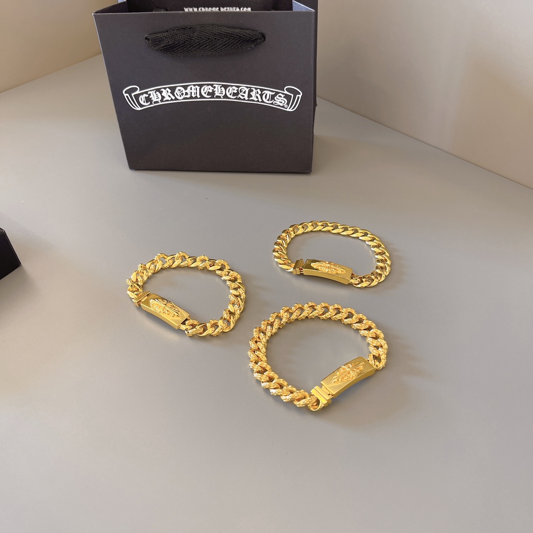 NO:861093,So handsome. The latest Chrome Hearts. It doesn’t explode or explode. Factory direct sales. Original one-to-one replica. Chrome Hearts Bracelet, jewelry boutique, chrome hearts, bracelet.19860909太帅了最新款克罗心 不爆不发 厂家直销 原版一比一复刻 克罗心手链,饰品精品,chrome hearts,bracelet,Jewelry