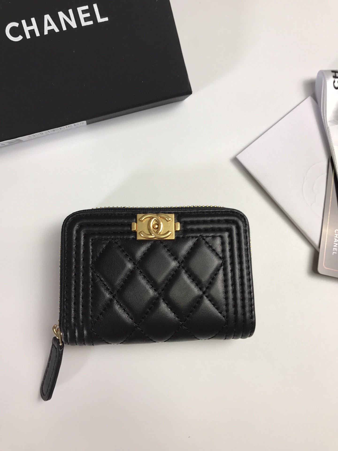 Chanel香奈儿羊皮カードケース 高品質専柜款式