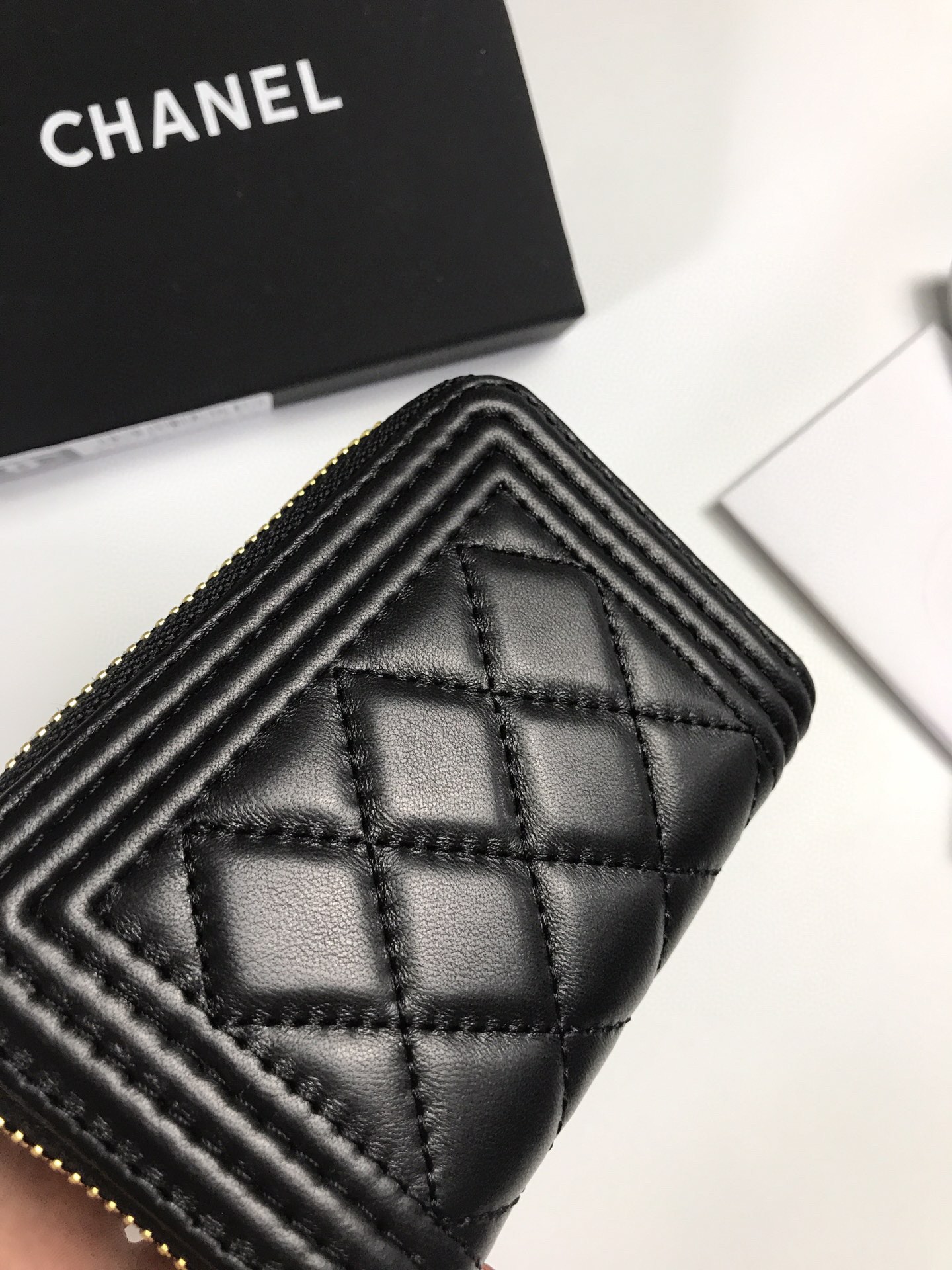 Chanel香奈儿羊皮カードケース 高品質専柜款式