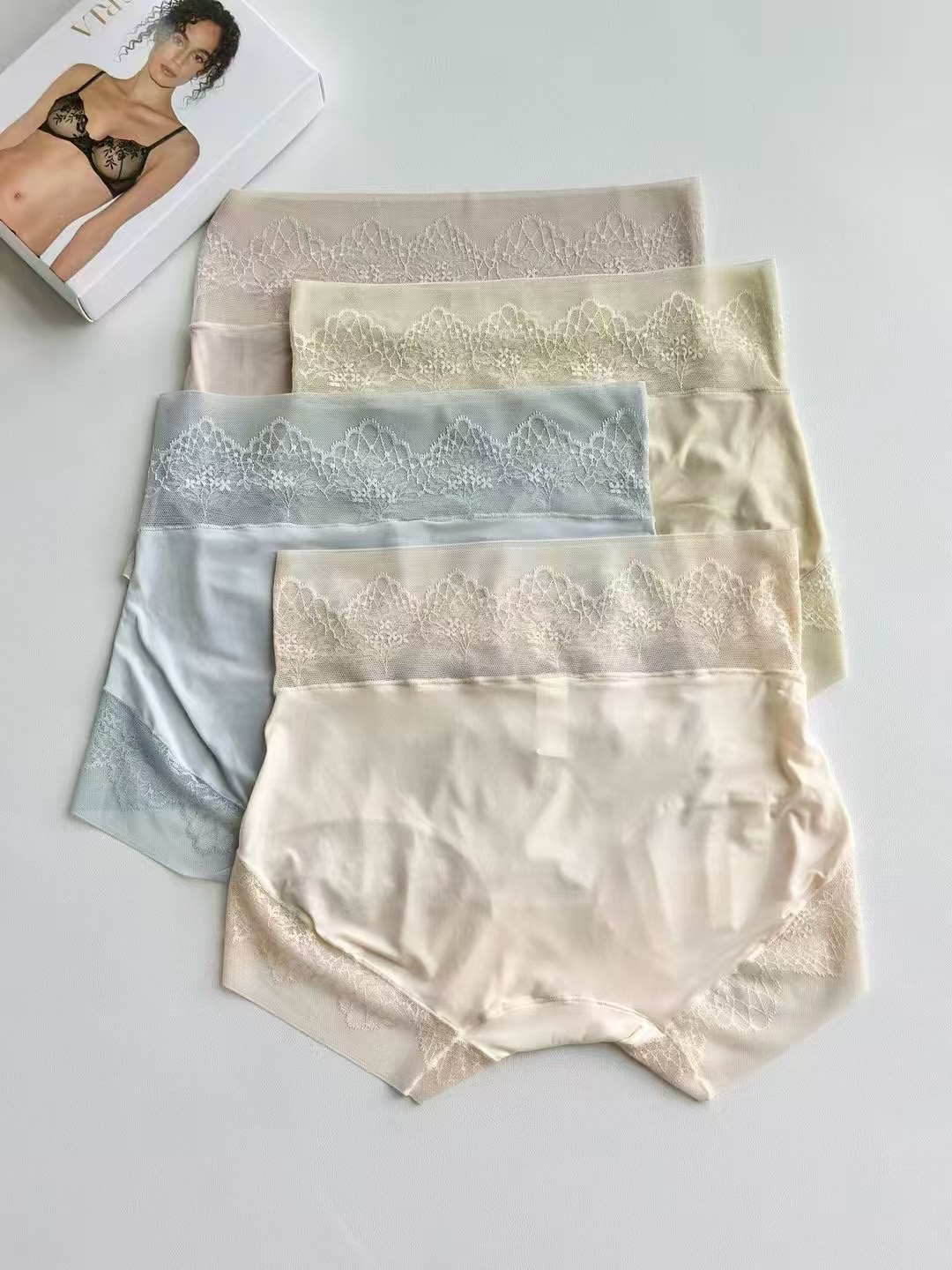 LAPERLA High-Waisted Ice Silk Panties - Seamless Comfort and Style 5 i1746600024 2195 3