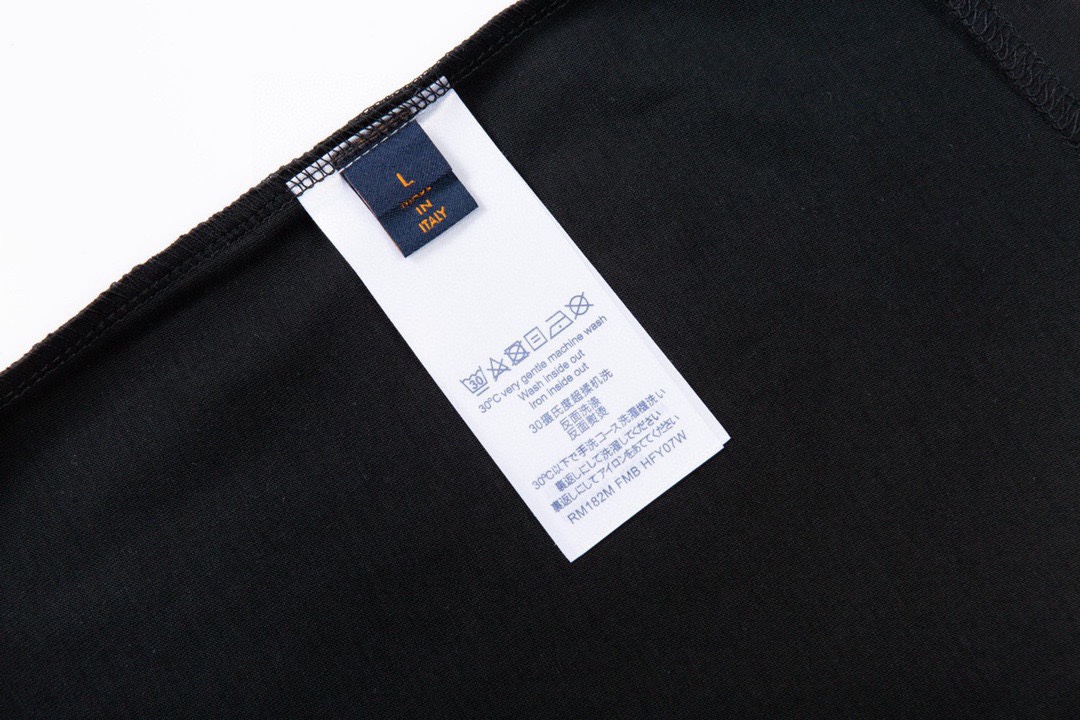 路易威登/Louis Vuitton 夏季新款 星宿字母连线刺绣圆领短袖T恤