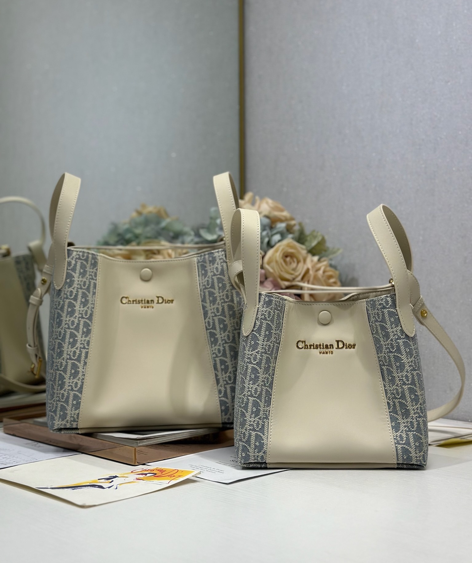 NO:213196,Signature bucket bag handbag #gray D cloth with leather size √√√ Model 2366, Dior, dior19860909Signature 水桶包 手袋#灰D布配皮 大小号√√√ 型号2366,迪奥,dior,Bag