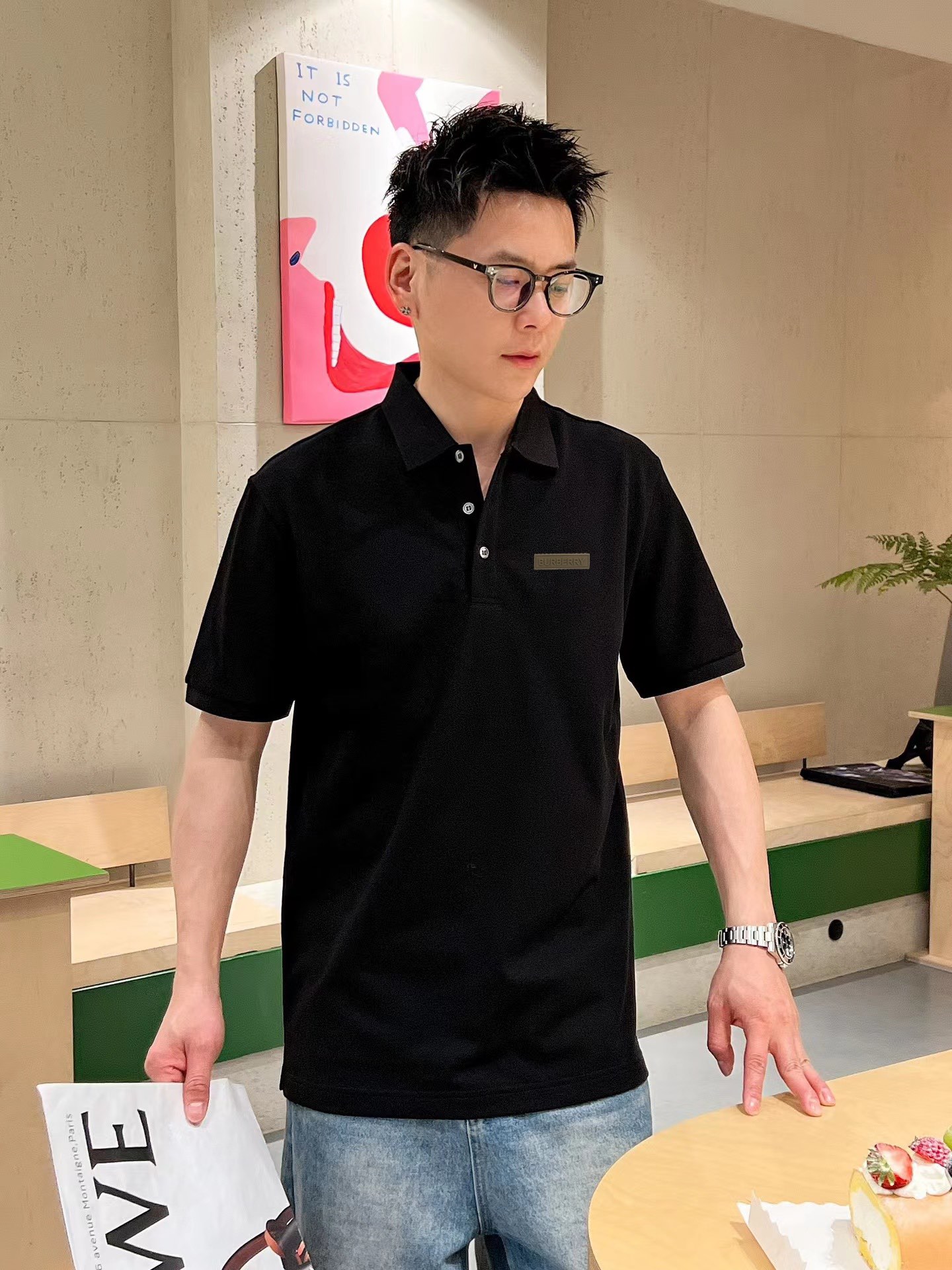 Burberry 品牌【BURBERRY 巴宝莉】2025夏季新款翻领 全球 男装 简约