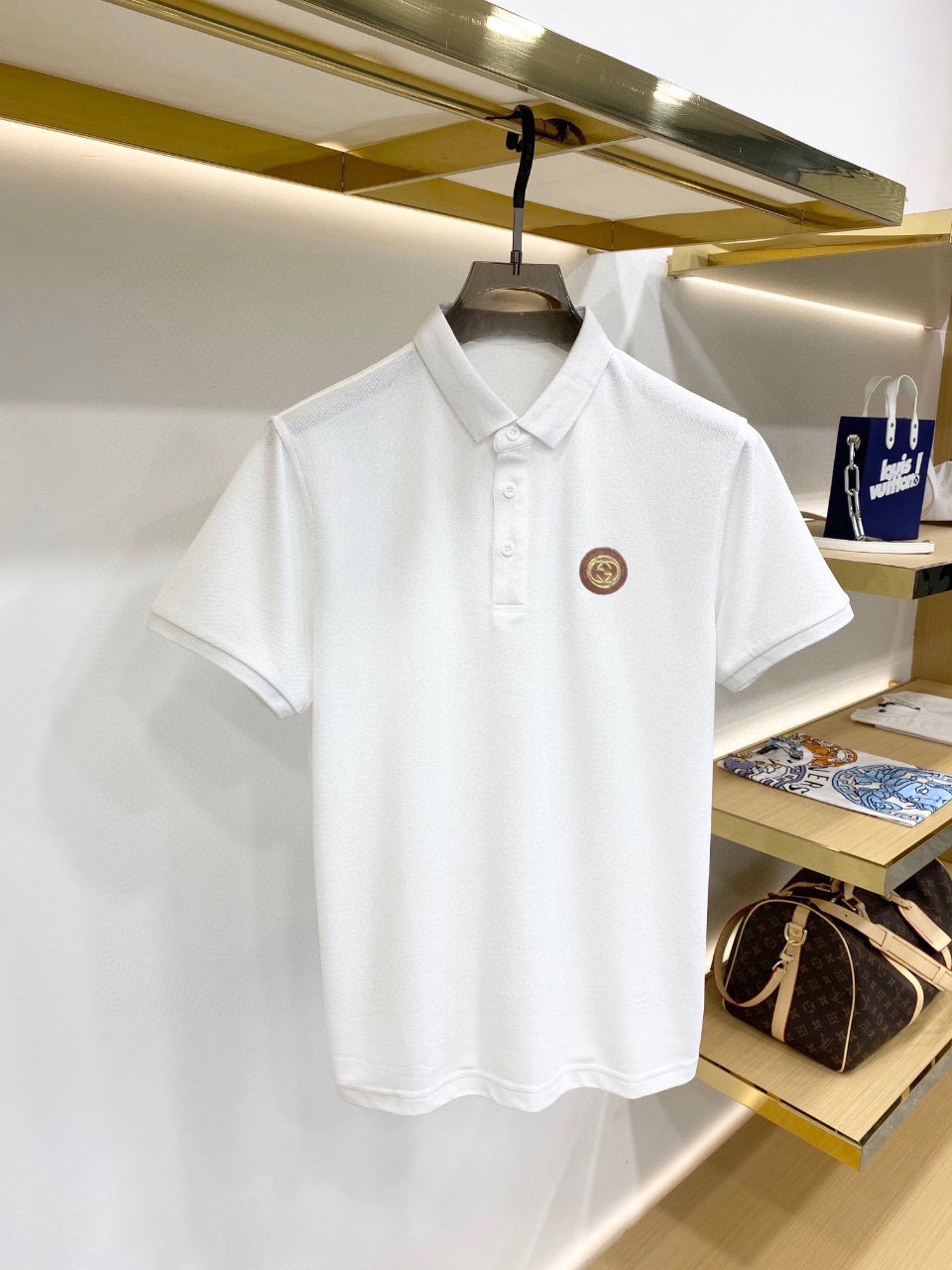 Gucci 品牌【GUCCI 古奇】2025夏季新款翻领 全球 男装 简约 从容百搭