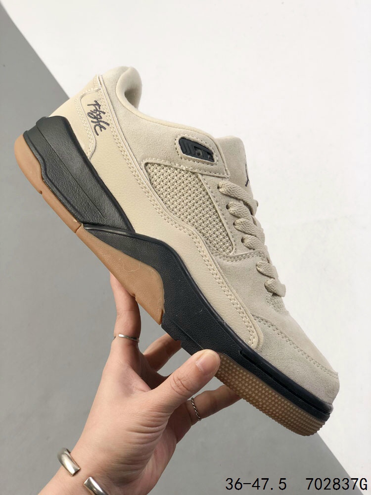 Jordan Flight Court SP "Tela" Skateboarding Shoes - Beige/Black 5 i1746637115 1014 3