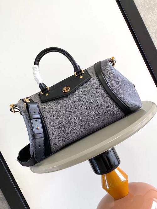 Louis Vuitton Biker Medium Handbag Denim Gray, 15 x 15 x 38 cm 1 Louis Vuitton Biker Medium Handbag Denim Gray, 15 x 15 x 38 cm