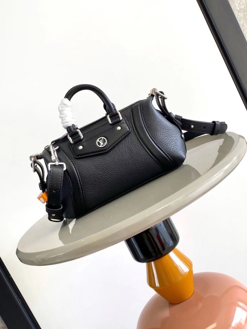 Louis Vuitton Rider Nano Bag Black Leather, 10 x 10 x 23 cm