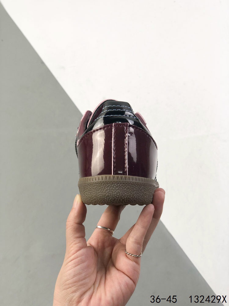 Adidas Samba Vegan OG Burgundy Patent Leather Low-Top Sneakers 10 i1746658929 6256 8