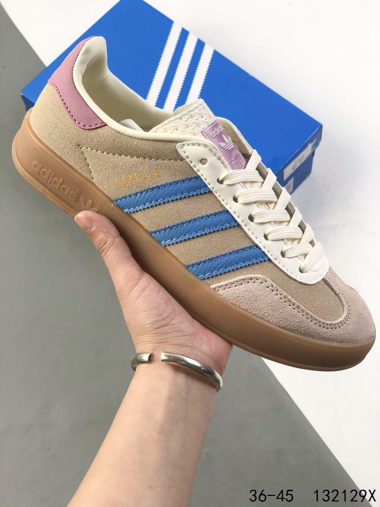 Adidas Gazelle Indoor Sneakers - Low-Top, Cushioned Insole, Anti-Slip Outsole 2 i1746659001 1072 0