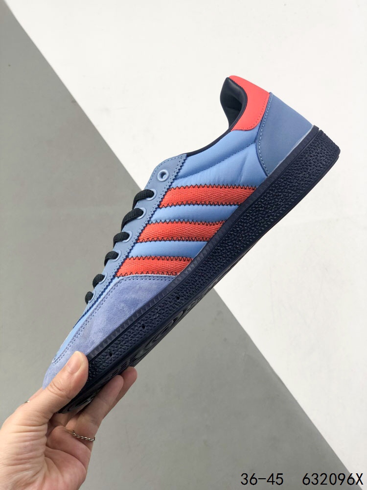 Adidas Handball Spezial Retro Casual Sneakers Suede Upper Classic Design Blue/Orange 4 i1746672059 1148 2