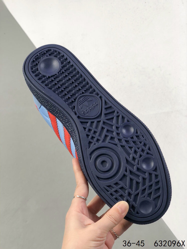 Adidas Handball Spezial Retro Casual Sneakers Suede Upper Classic Design Blue/Orange 6 i1746672059 3515 4