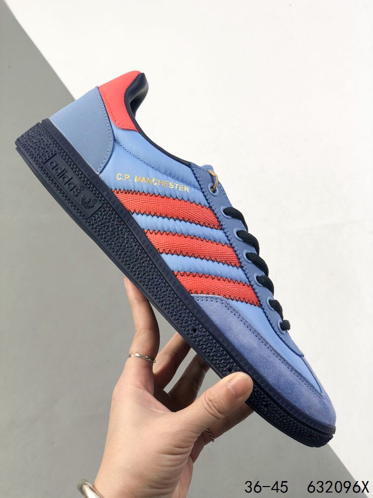 Adidas Handball Spezial Retro Casual Sneakers Suede Upper Classic Design Blue/Orange 5 i1746672059 5337 3