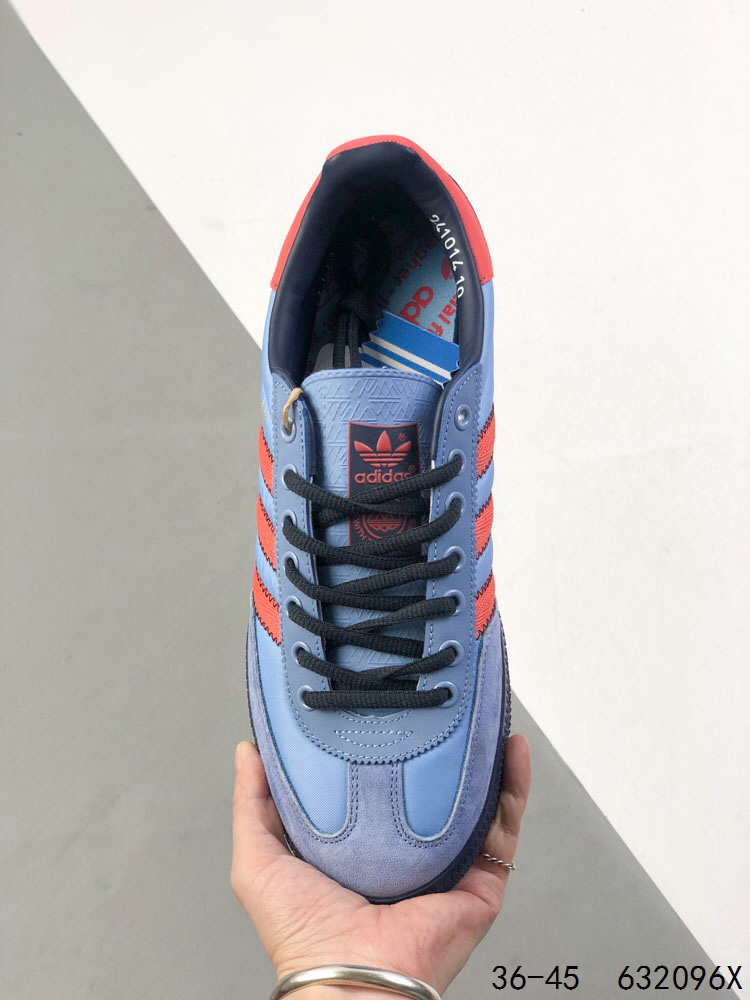 Adidas Handball Spezial Retro Casual Sneakers Suede Upper Classic Design Blue/Orange 8 i1746672059 5906 6