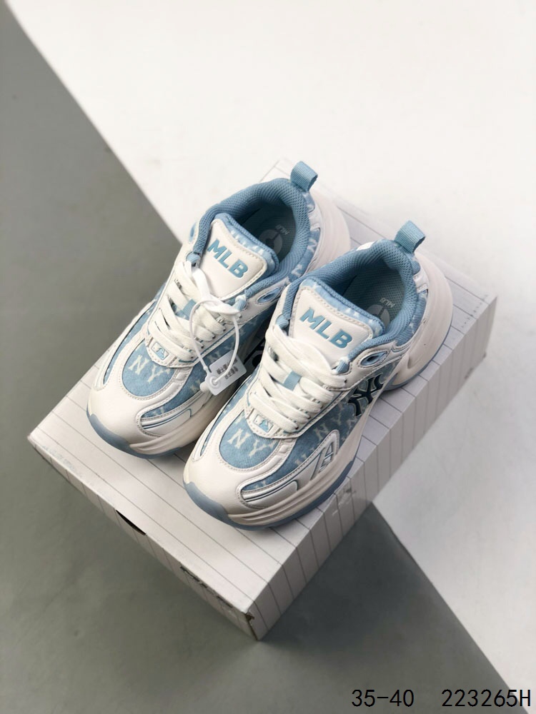 MLB Women's 2025 Spring/Summer NY Logo Chunky Sneakers - Lightweight Comfort 5 i1746673103 4218 3