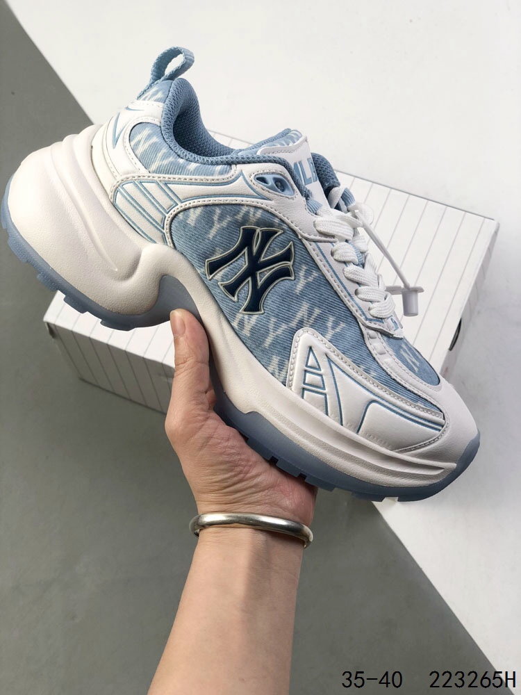 MLB Women's 2025 Spring/Summer NY Logo Chunky Sneakers - Lightweight Comfort 4 i1746673103 5166 2