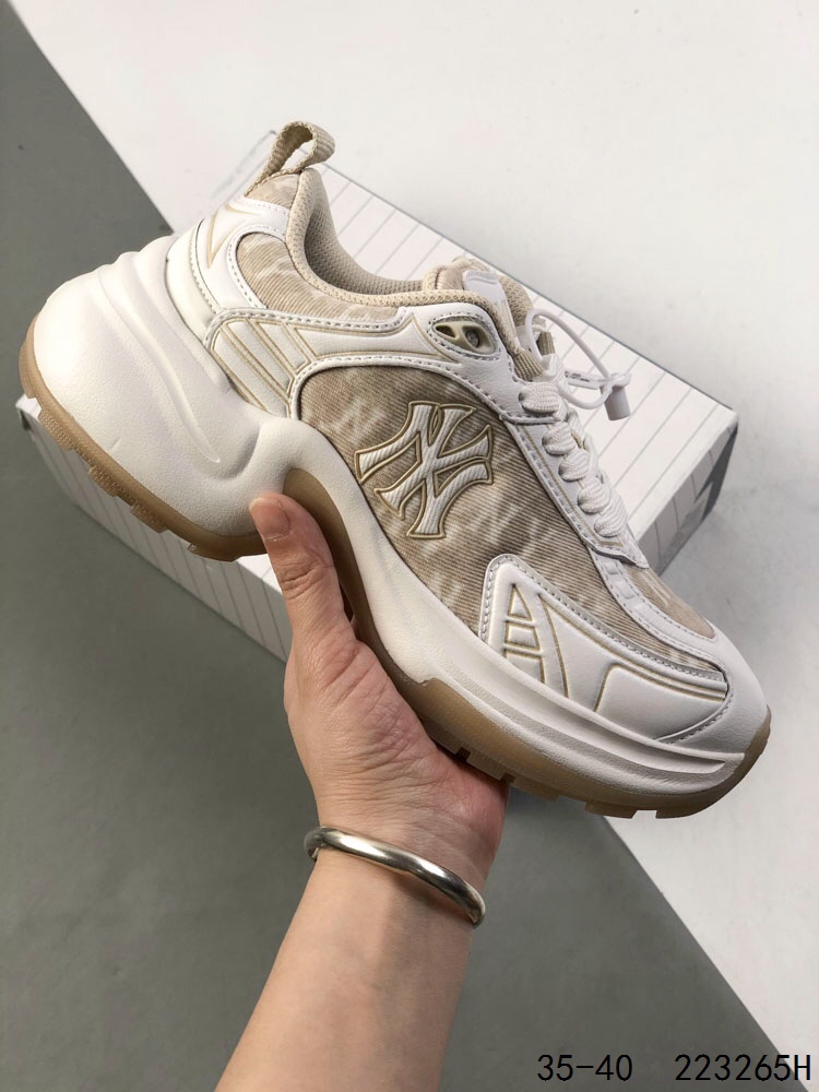 MLB Women's 2025 Spring/Summer NY Logo Chunky Sneakers - Lightweight Comfort 2 i1746673103 902 0