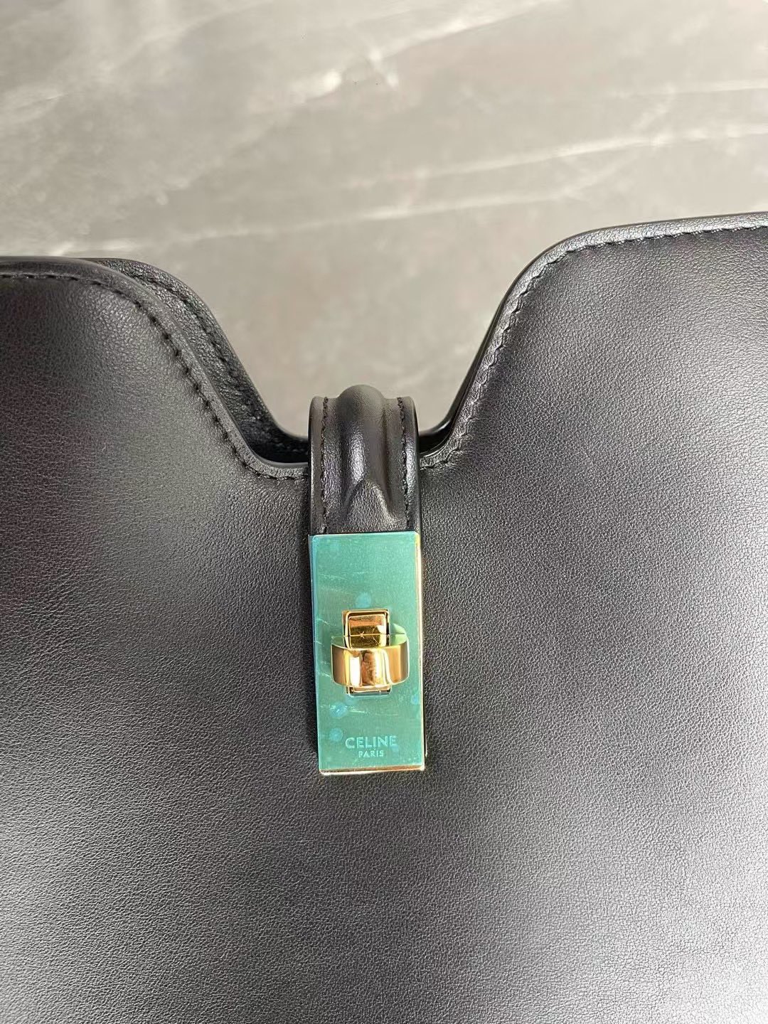 Celine Camille 16 Soft Bag - Black Smooth Calfskin Leather Handbag 4 i1746688033 2253 2