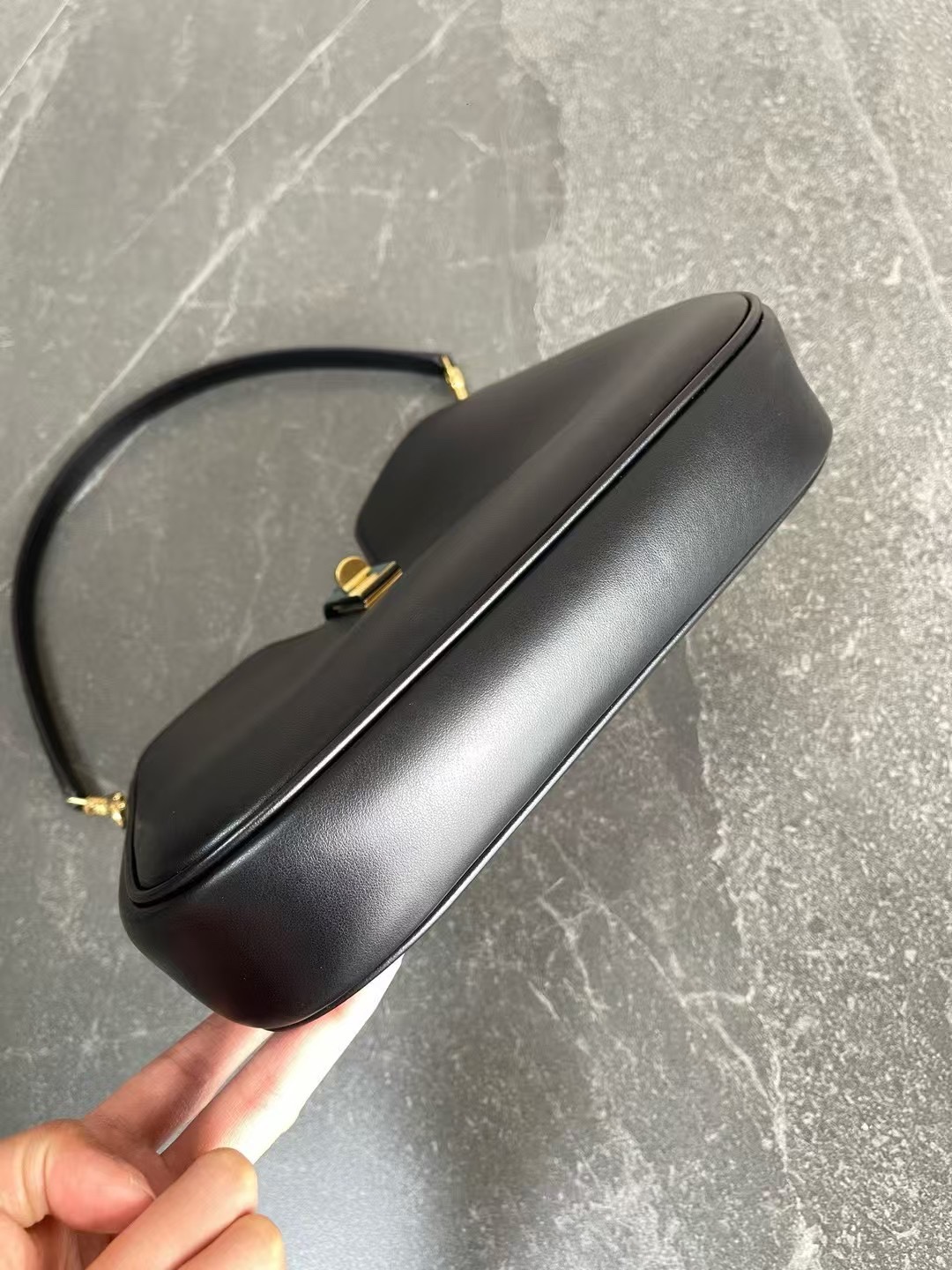 Celine Camille 16 Soft Bag - Black Smooth Calfskin Leather Handbag 3 i1746688033 5560 1