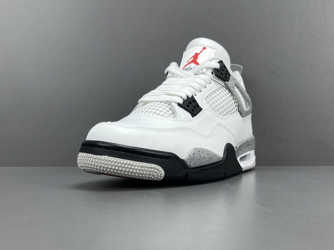 
【OG版 AJ4】Jordan Air Jordan 4 OG White Cement时尚百搭 减震