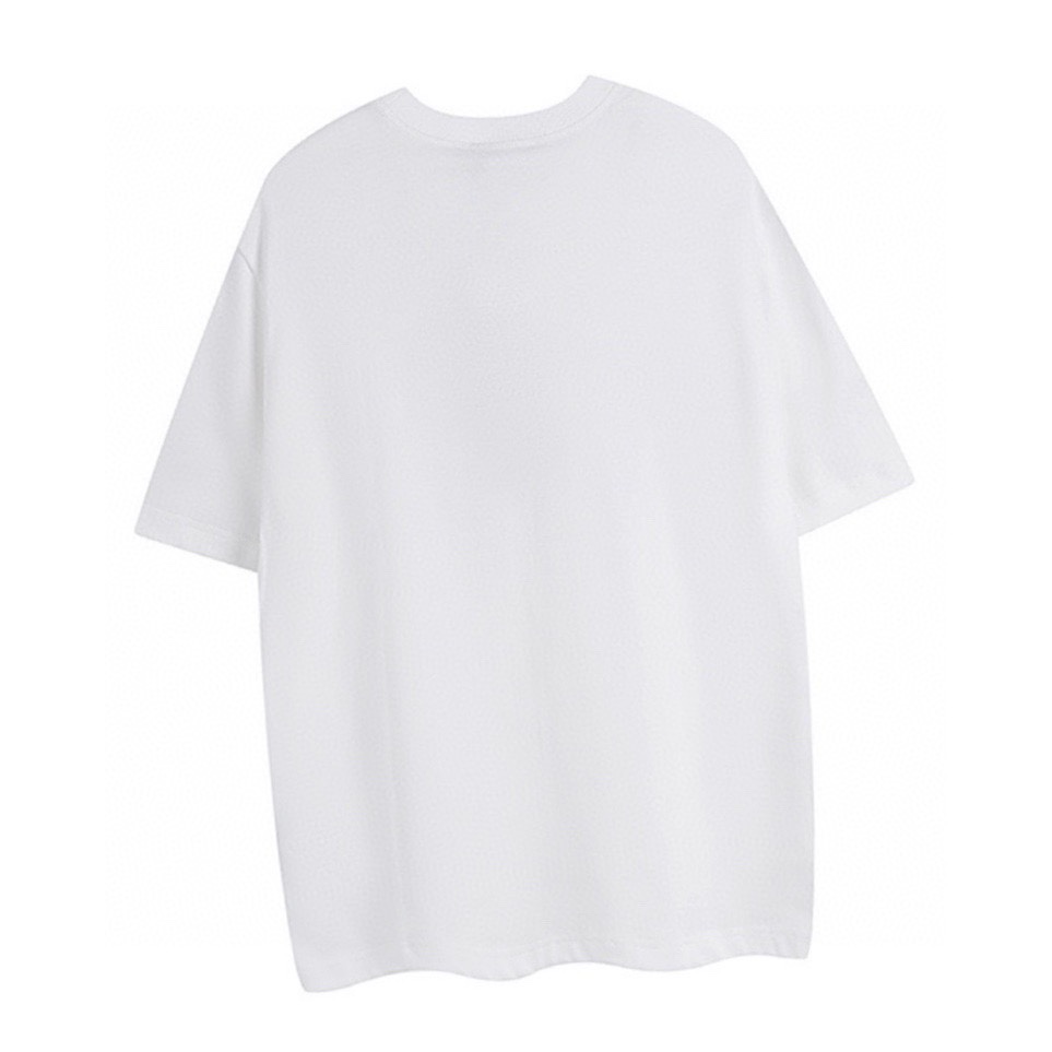 古驰/Gucci 夏季新品 橙条腰带字母印花圆领短袖T恤