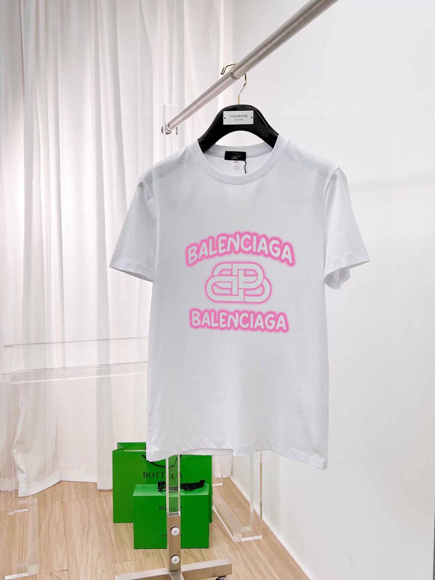 Balenciaga 品牌【BALENCIAGA 巴黎世家】(胖子福音) 男士休闲短袖T恤