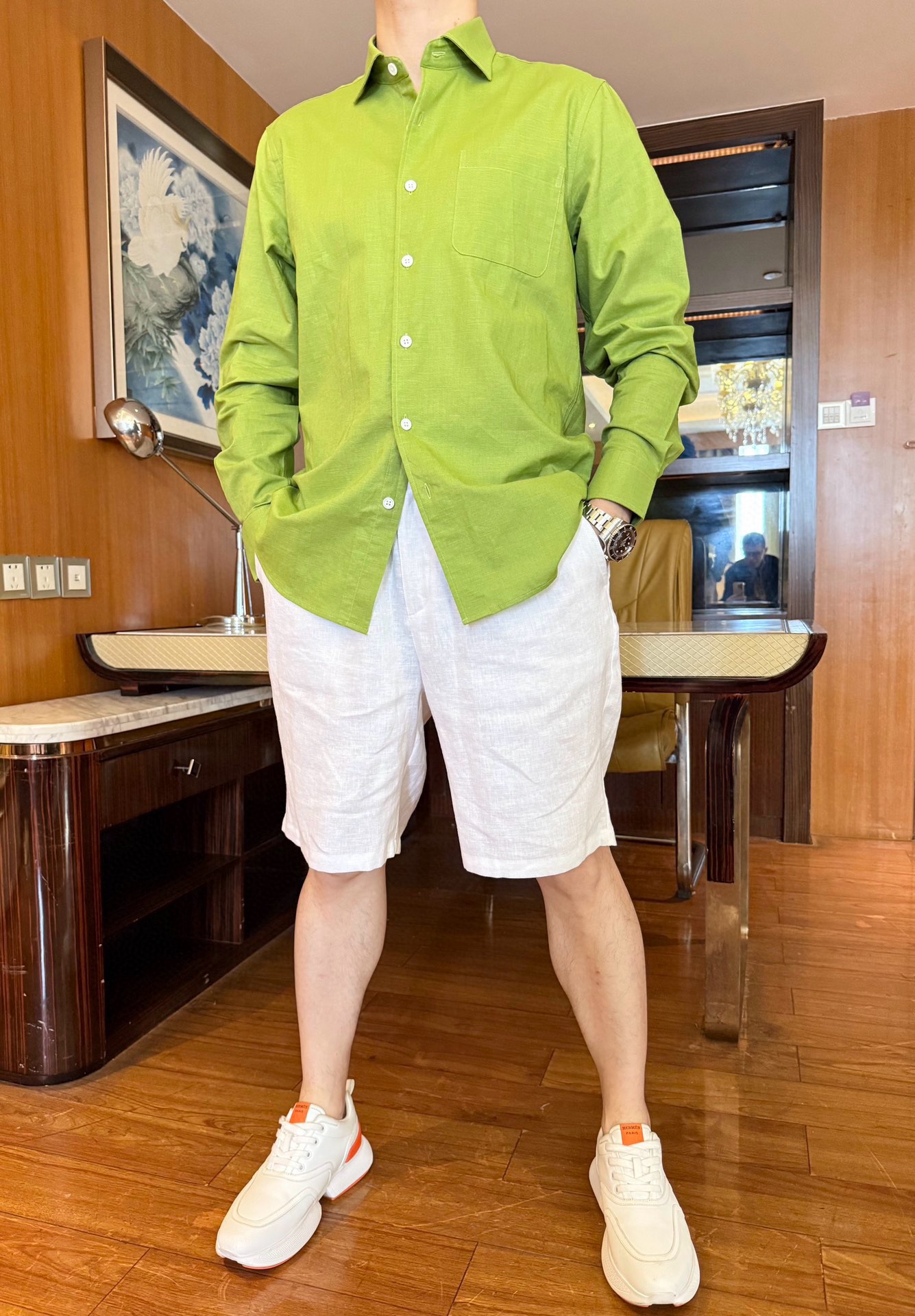 NO:160333,Jenia-2025 counter latest hot shorts shipped, hot-selling items in European and American counters!  Selected Italian imported linen fabrics with simple and fashionable designs, exquisite back pocket brand small labels show fashion You cannot miss them. Size 48-56 (model 173/130 with 48, with Hong Kong Lane Crawford gift box packaging), zegna, shorts, alexander wang19860909杰尼亚-2025专柜最新爆款短裤出货 欧美专柜热销单品！精选意大利进口亚麻面料搭配简约时尚的设计,后口袋精致品牌小标彰显时尚 您不容错过.尺码48-56（模特173/130配48,配香港连卡佛礼盒包装）,,zegna,shorts,alexander wang,Men's clothing