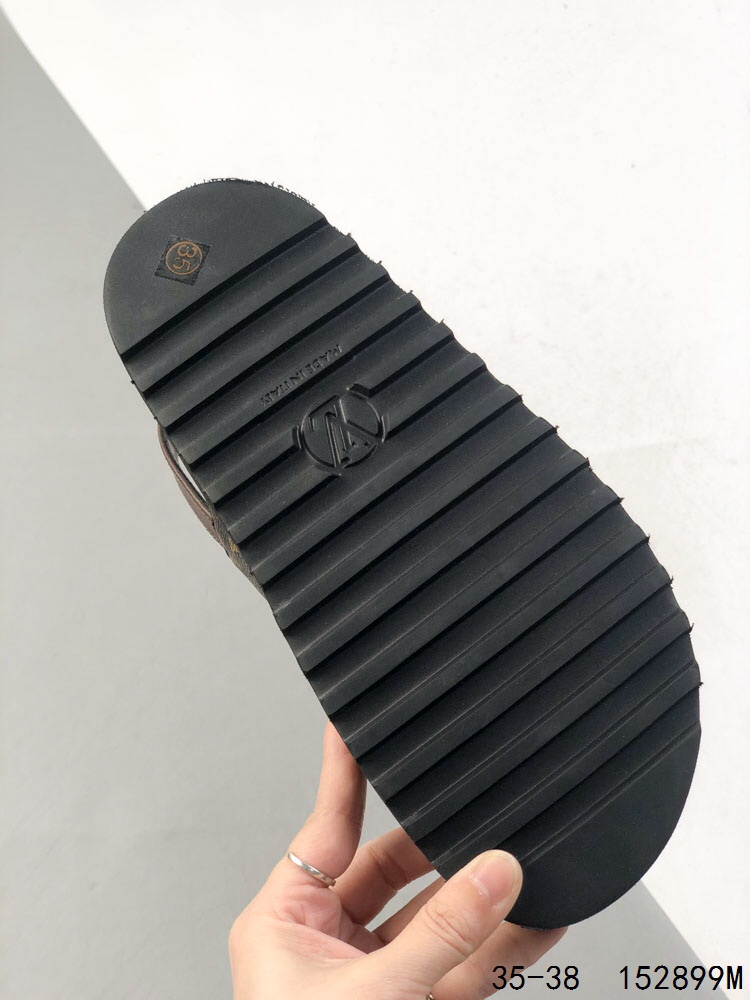 Louis Vuitton Sandal Flat Comfort Sandal, Large Logo Print, Thick Bottom, Height Increasing, Casual 6 i1746718263 291 4