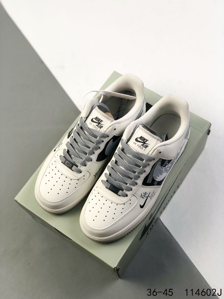 Nike Air Force 1 Low Casual Sneakers - White/Red, Men's Athletic Shoes 8 i1746718564 7507 6