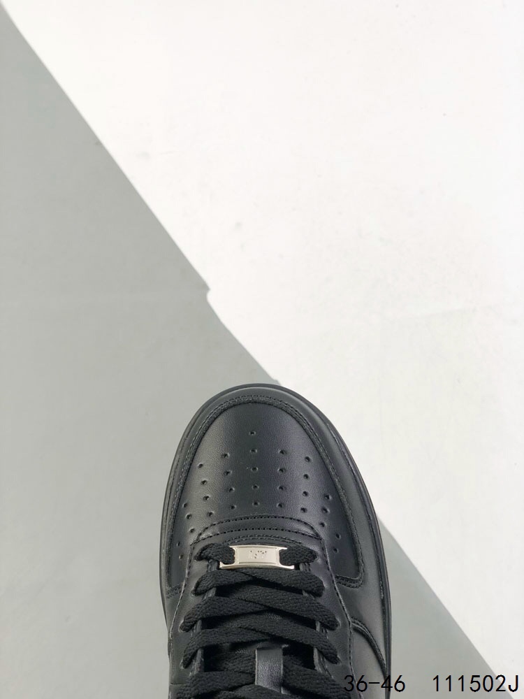 Nike Air Force 1 Mid Black Leather High-Top Sneaker for Men and Women 9 i1746718644 9888 7