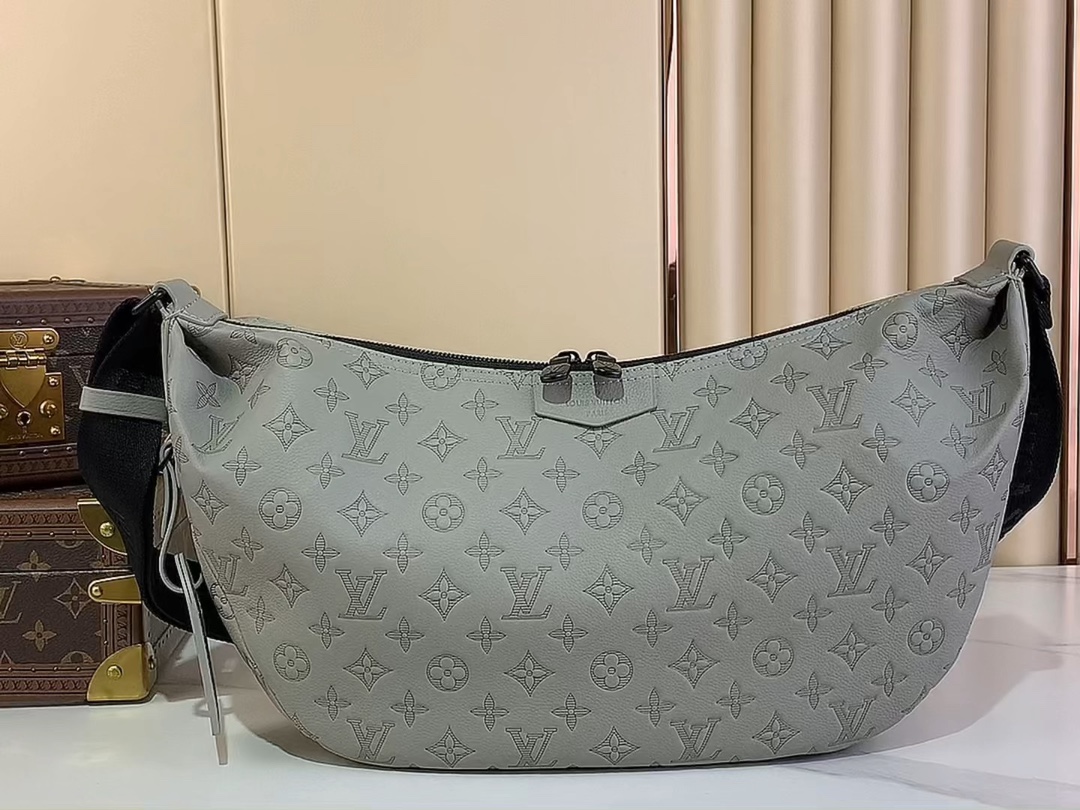 【HOBO HAMAC 月亮手袋】 m12850黑色 24468（条纹压花）视频参考