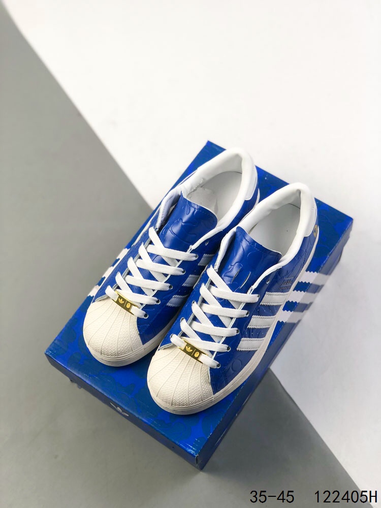 Adidas Superstar x BAPE Collaboration Classic Casual Sneakers, Blue 3 i1746764480 3055 1