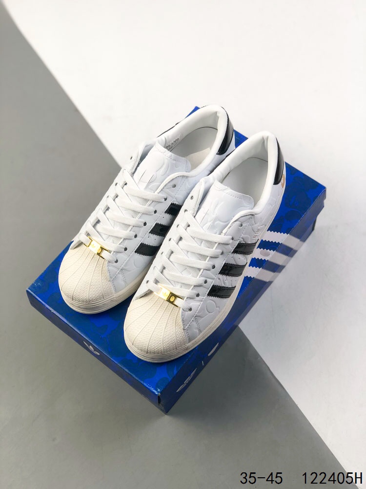 Adidas Superstar x BAPE Collaboration Classic Casual Sneakers, Blue 8 i1746764480 707 6
