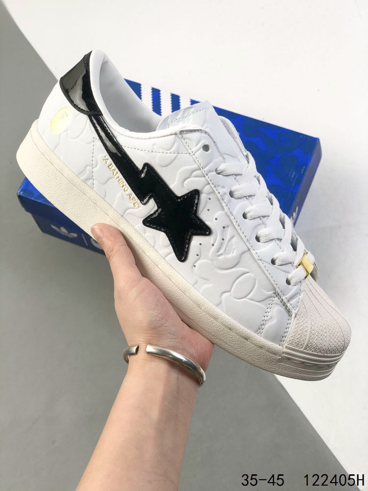 Adidas Superstar x BAPE Collaboration Classic Casual Sneakers, Blue 7 i1746764480 7822 5