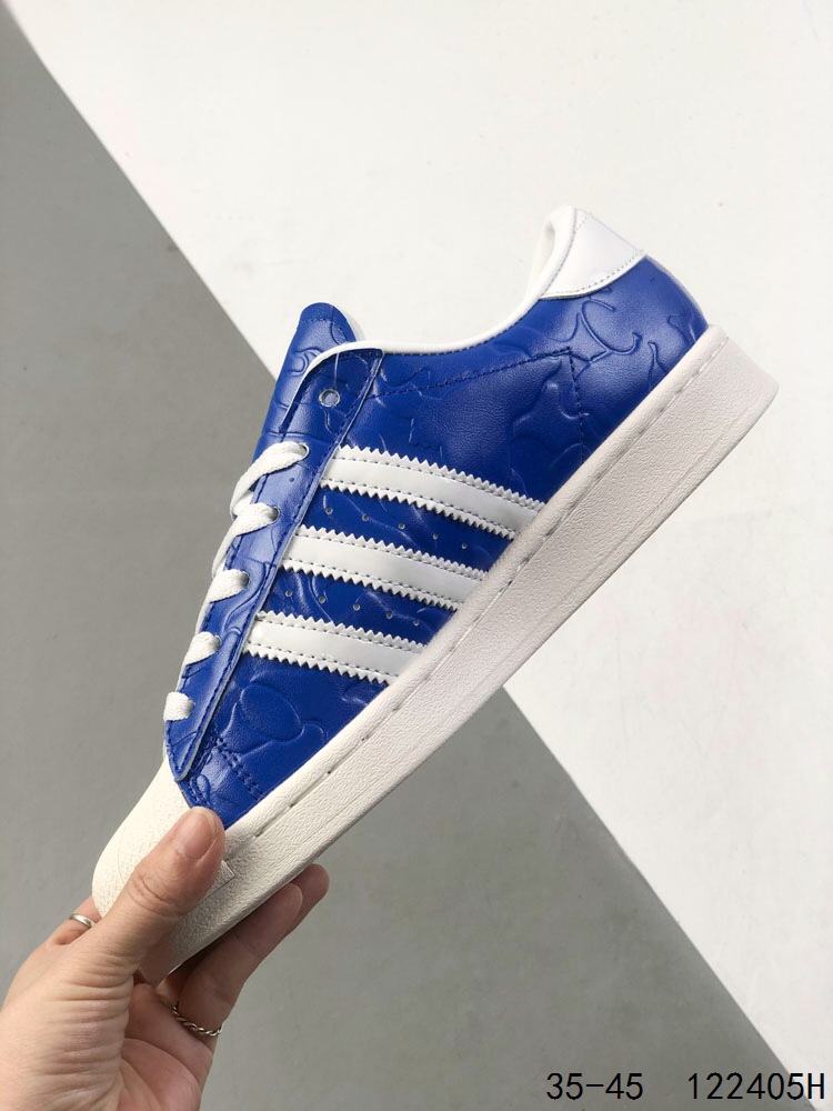 Adidas Superstar x BAPE Collaboration Classic Casual Sneakers, Blue 4 i1746764480 7845 2