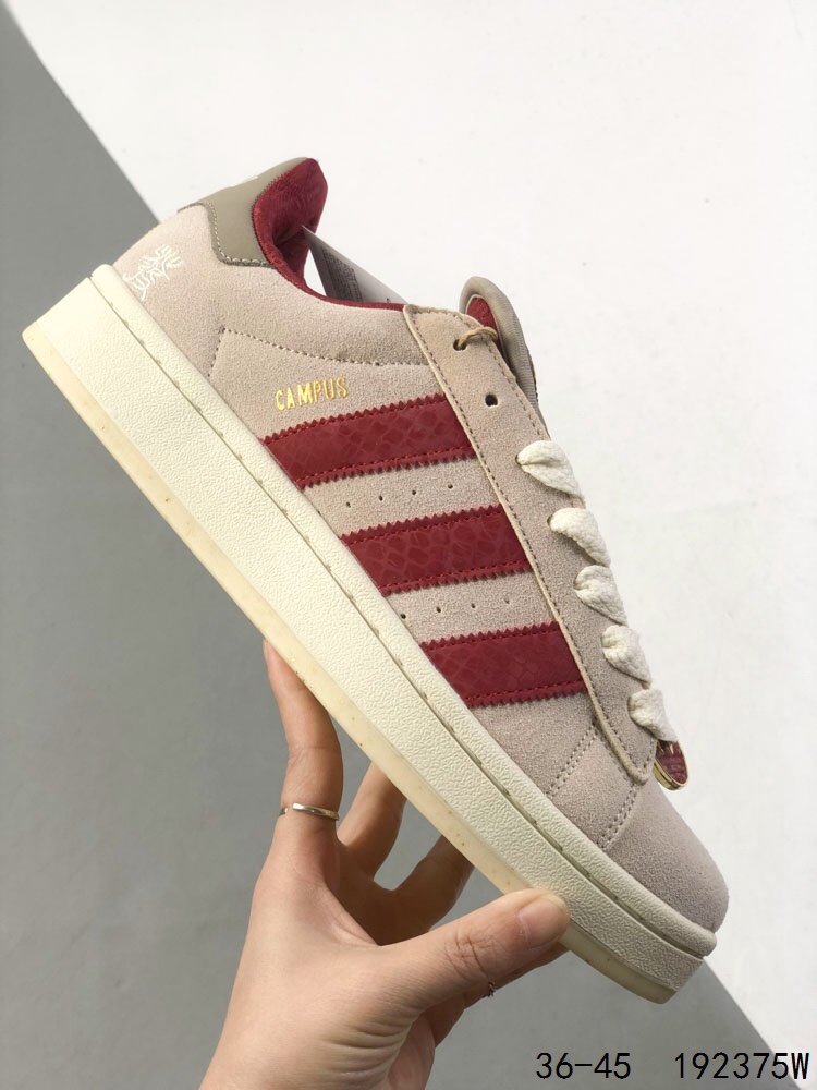Adidas Campus 00s Retro Casual Bread Shoes Suede Leather Cream Red 5 i1746764573 2666 3