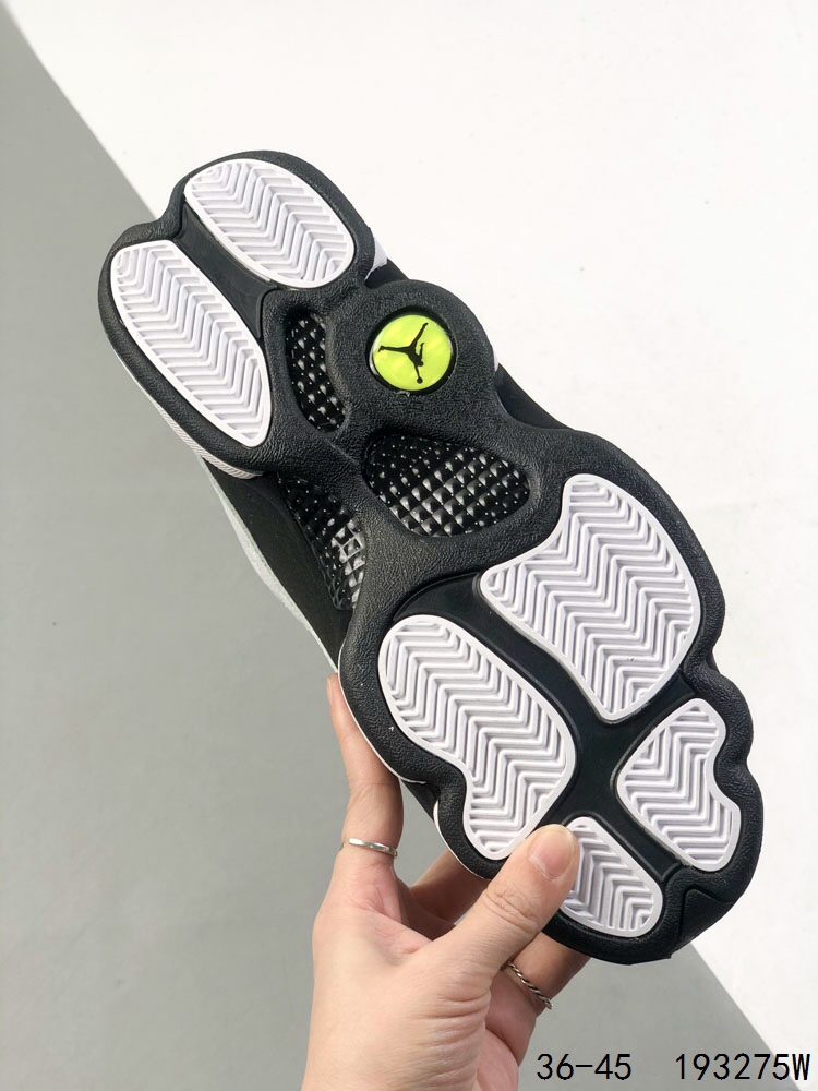 Air Jordan 13 Retro Basketball Shoes, Black and White, Mid-High Top 6 i1746764752 3679 4